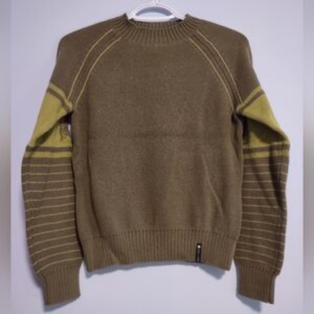 Men's Olive Green Crewneck Sweater